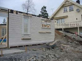 Oppsetting av yttervegger