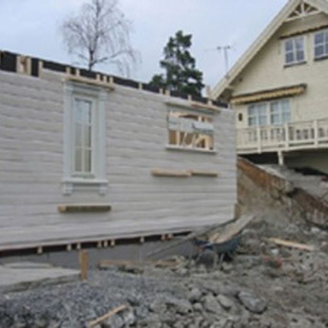 Oppsetting av yttervegger